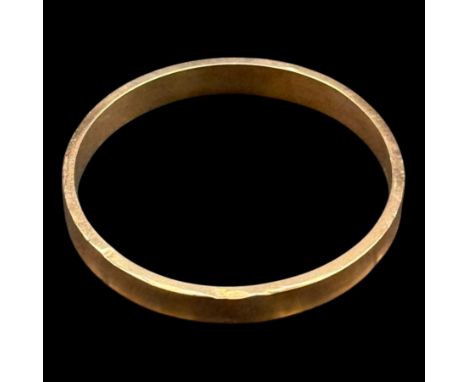 Rose gold bangle, hallmarkedCondition Report:Approx 10.7 grams