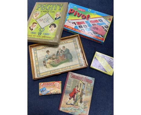 LOT OF VINTAGE BOARD GAMES , including chess