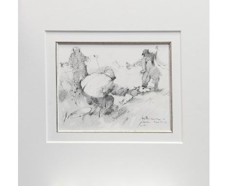 J. MACKIE, GOLDEN LIGHTS 2 print on paper, signed in pencil Mounted 56cm x 70cm overall, along with six others, including Low