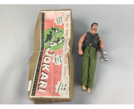 COLLECTION OF VINTAGE TOYS AND GAMES, including model vehicles