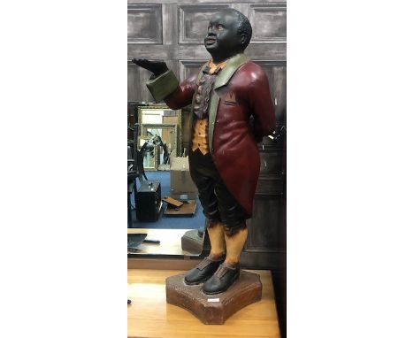 VINTAGE DUMB WAITER, 100cm high