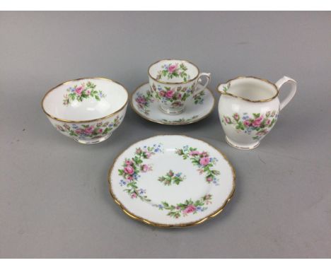 ROSYLN 'MOSS ROSE' PART TEA SERVICE