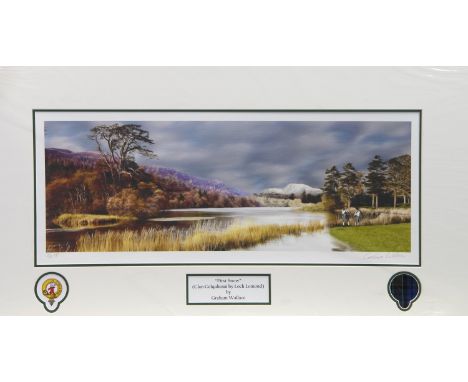 GRAEME WALLACE, IMPENDING STORM (CLAN CUNNINGHAM BY LOCH LOMOND) print on paper, signed in pencil on the mount and numbered 3