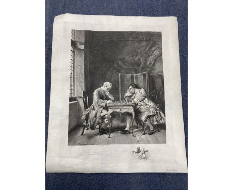 UNFRAMED PRINTS AND ETCHINGS, including works by Jules Jacquet, among others, the largest measuring 40cm x 30cm