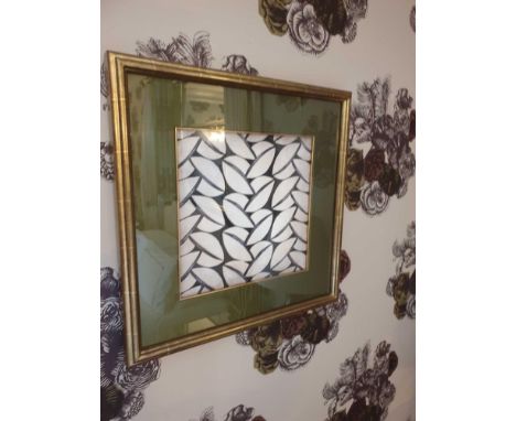 Chariklia Zarris (USA B 1973) Digital Print On Paper Titled Classical Leaves III Framed 55 x 60cm (Room 138)