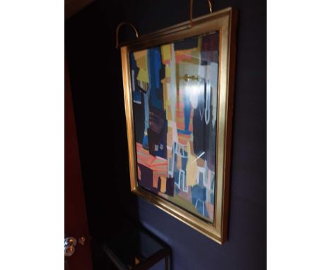 Abstract Lithograph Print Untitled 85 x 65cm (Room 140)