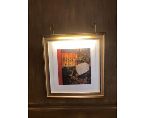 Derek Rangecroft (English) Giclee Print Abstract Art Signed And Framed 70 x 74cm (Room 210)