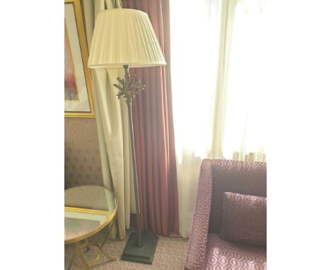 Heathfield And Co Coral Standard Lamp With Linen Shade 180cms (Room 137)
