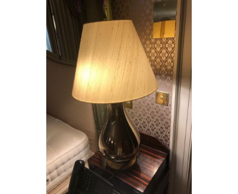 A Pair Of Heathfield And Co Louisa Glazed Ceramic Table Lamp With Textured Shade 77cm (Room 241)