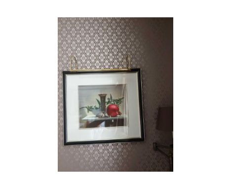 A set of 2 x Still Life Lithograph Print 55 x 60cm (Room 127)