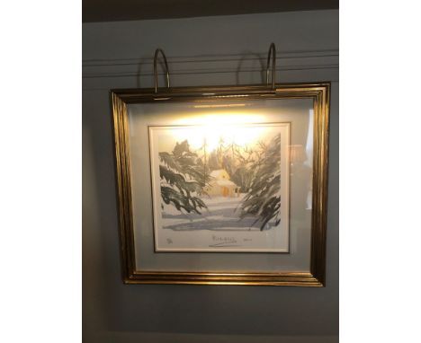 HRH The Prince Of Wales Limited Edition Lithograph 48/100 The Sanctuary A Tranquil And Unspoilt Corner Of The Highgrove Estat