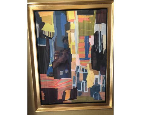 Abstract Lithograph Framed 85 x 65cm (Room 220)