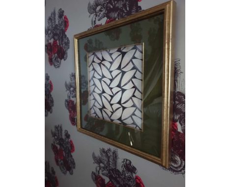 Chariklia Zarris (USA B 1973) Digital Print On Paper Titled Classical Leaves III Framed 55 x 60cm (Room 140)
