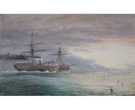 SAMUEL PHILLIPS JACKSON RWS (BRITISH 1830-1904) OLD ENGLAND AGAIN Watercolour, signed and dated 1866, 49 x 79cm (19 1/4 x 31"