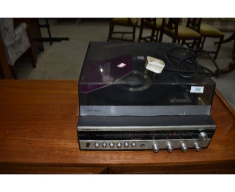 A vintage Fidelity table top radiogram, no speakers
