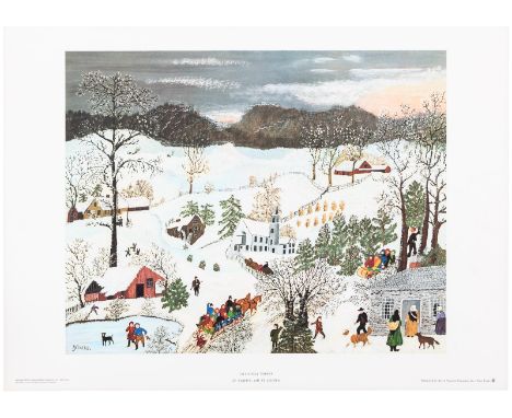 Heading: Author: Moses, GrandmaTitle: A Portfolio of Eight Paintings by Grandma MosesPlace Published: New YorkPublisher:Art i