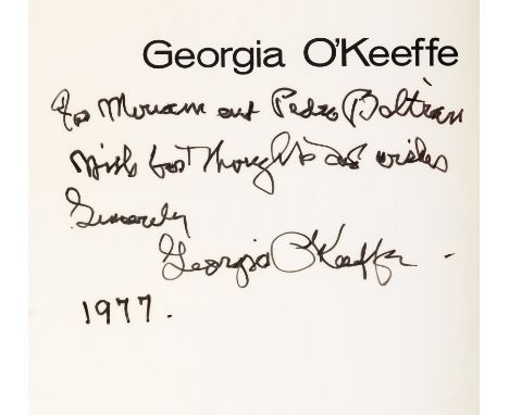 Heading: Author: O'Keeffe, Georgia.Title: Georgia O'Keeffe - InscribedPlace Published: New YorkPublisher:Viking PressDate Pub