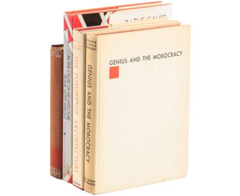 Heading: Wright, Frank LloydAuthor: Title: Four Volumes by or about Frank Lloyd WrightPlace Published: New YorkPublisher:Date