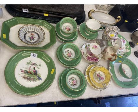 A qty of T. Goode and Co. part tea set, some Adderly, ROyal Albert, Wedgewood etc.
