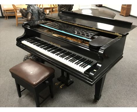 A C. Bechstein 6'8'' grand piano, Model V, serial number 22920, together with stool.