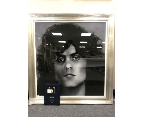 Anthony Orme : Marc Bolan, pastel, 101 cm x 108 cm, signed, framed.