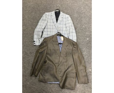 Two vintage Gentleman's sports jackets - Christian Dior and Bernard Gross & Son. (2)