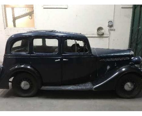 A 1936 Vauxhall '14' motorcar, first registered 8.12.36, with original registration document, registration ZA 9419, with keys