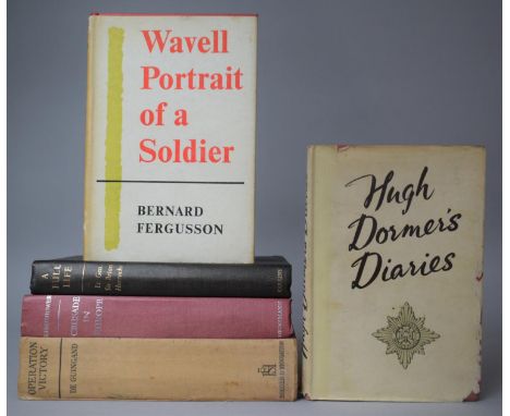 A Collection of Six Books on a Military Theme: 1960 Edition of A Full Life by Lieut-General Sir Brian Horrocks, 1947 Edition 
