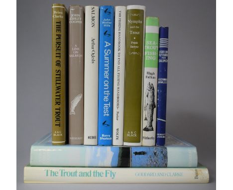 Ten Books relating to Fishing: First Printing Edition of Light-Line Fly Fishing for Salmon, The Fishing Handbook to End All F