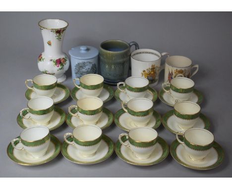 A Collection of Various Ceramics to Include George Jones &amp; Son Crescent China Coffee Set to Comprise Twelve Saucers and T