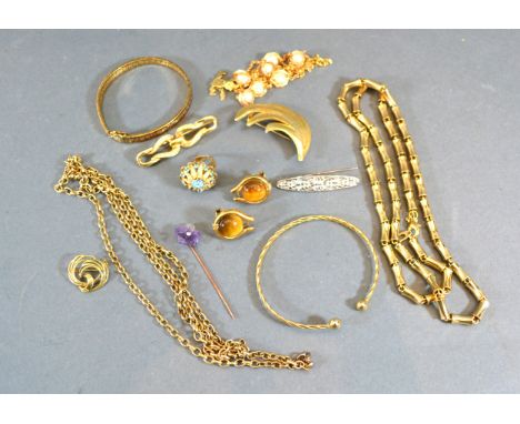 A collection of jewellery to include Christian Dior and Ciro 