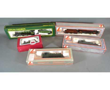 A Replica Railways OO Gauge Locomotive LNER 1000 Springbok together with three Lima Model OO Gauge Locomotives and a Dapol OO