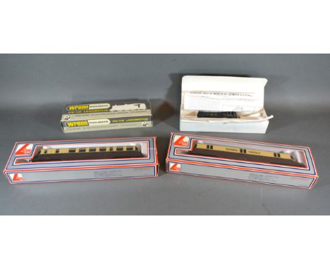 A Wrenn Railways Locomotive OO Gauge 060 Diesel Electric together with a Lima Locomotive 205132 and another 20143, boxed 