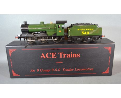 Ace Trains An 0 Gauge 0-6-0 Tender Locomotive Q Class SR540 within original box 