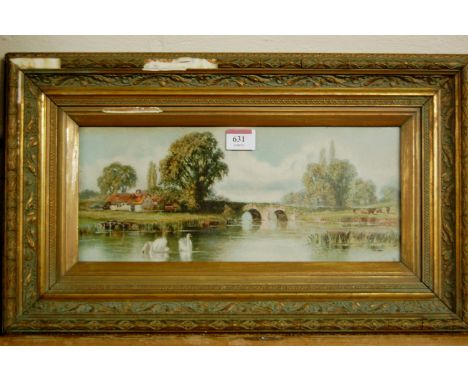 FW Hayes - pair gilt framed prints
