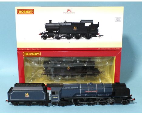 Hornby OO Gauge, R3463 BR Class 52xx 2-4-0 tank engine no. 5231, boxed and a Duchess Class 4-6-2 locomotive and tender City o