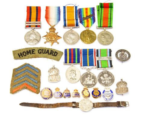 Boer War/WW1/WW2/Post War medals and insignia group to William Clarence Walker. This long serving Solider and later member of