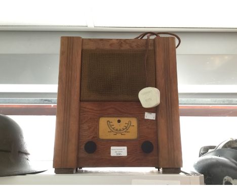 WW2 British Home Front Utility Wireless set.