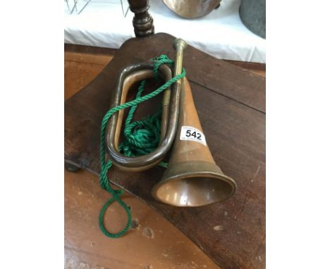 An early 20th century Boosey &amp; Hawkes Ltd. bugle