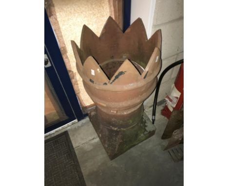 A garden chimney pot
