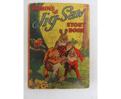 Robin's Jig Saw Story Book, containing five jig saw puzzles (complete)