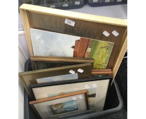 A quantity of pictures and prints