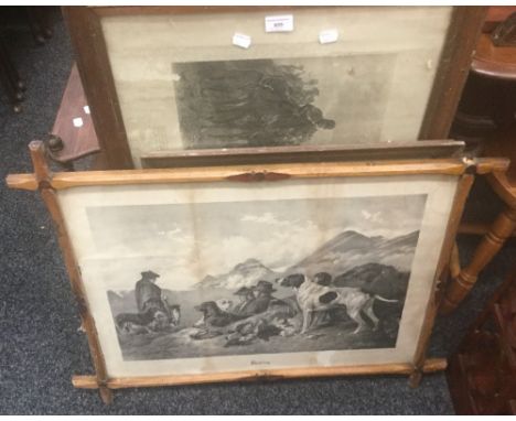 Three Victorian prints, framed and glazed