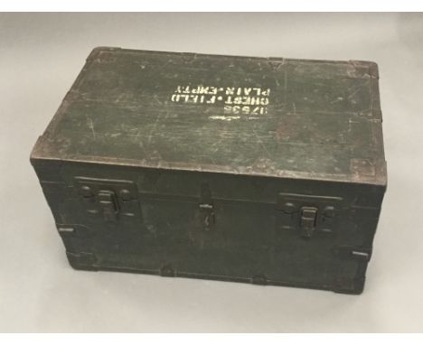 A military medical trunk, possibly American