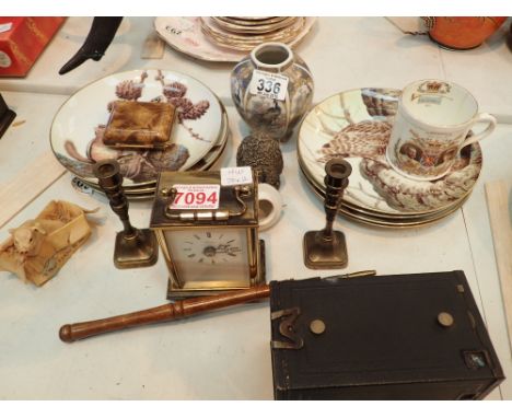 Quartz carriage clock Pegasus candlestick holders snuffer commemmorative ornaments etc