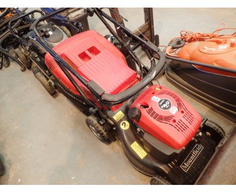 Mountfield RV40 rotary lawn mower 150CC petrol engine in red 
