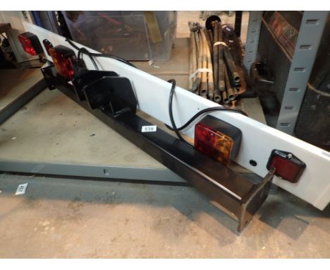 Towsure 373E rear crossbar 95.5cm accross and towing bracket only plus light board 