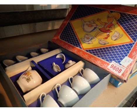 Childs China tea service in original box 