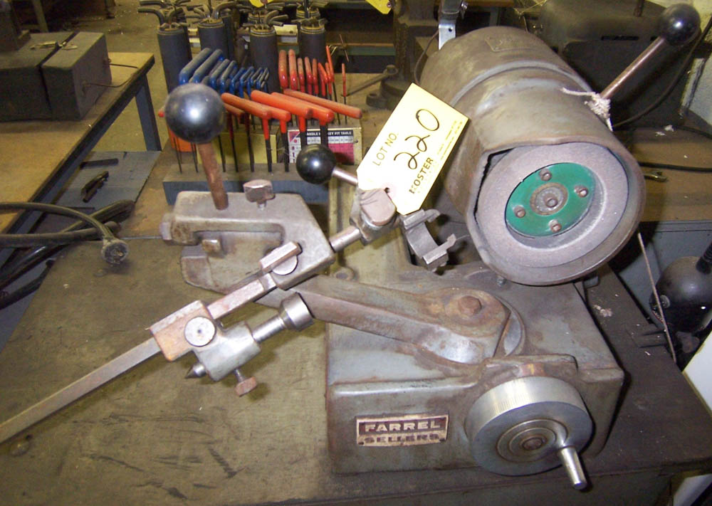 FARRELL SELLERS 1GA BENCH TYPE DRILL GRINDER, S/N 63R3539