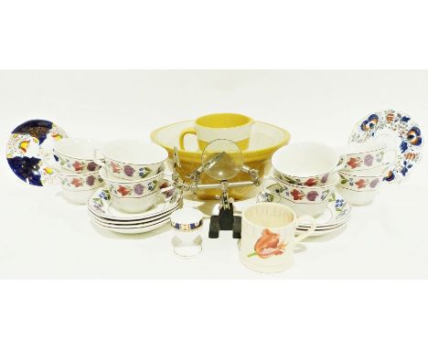 Coalport part tea service together with various chinaware (3 boxes)